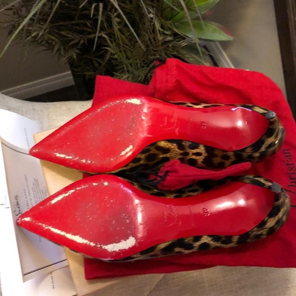 CHRISTIAN LOUBOUTIN Rocket 45 Patent Leopardino - Picture 8 of 14